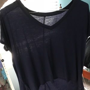 dark blue tee